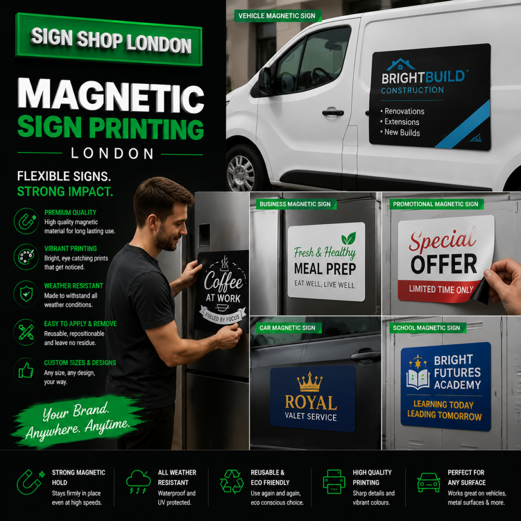 Magnetic Sign Printing London