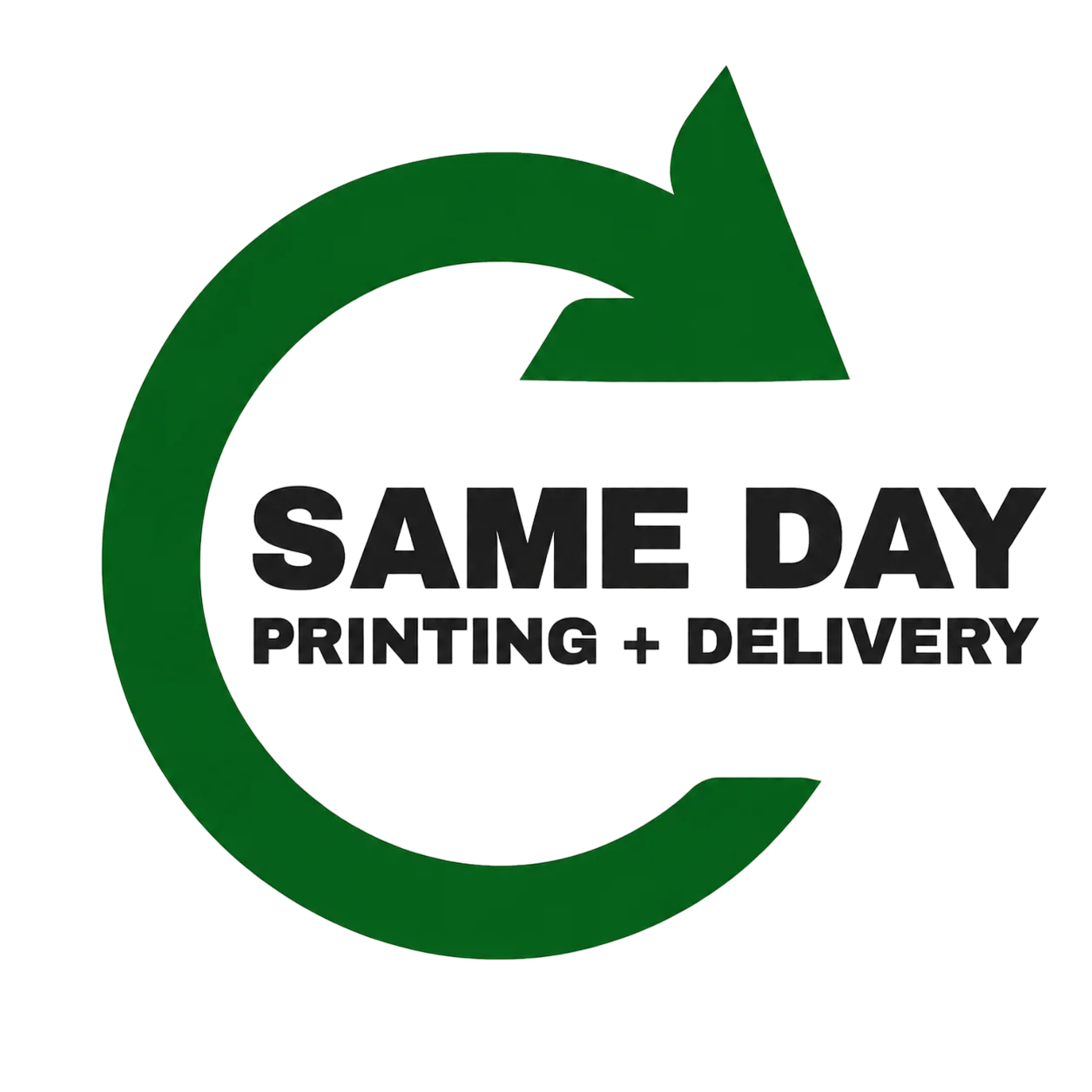 SAME DAY PRINTING Delivery sign shop london logo 1