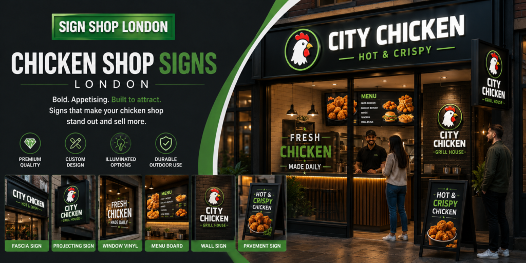 Chicken Shop Signs London