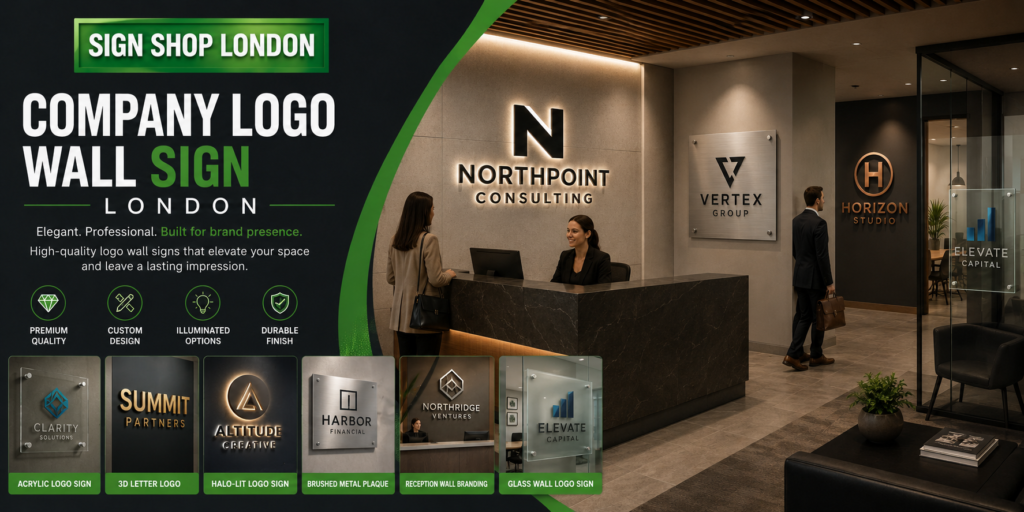 Company Logo Wall Sign London