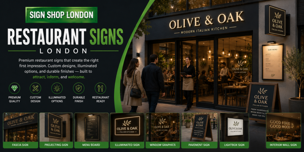 Restaurant Signs London