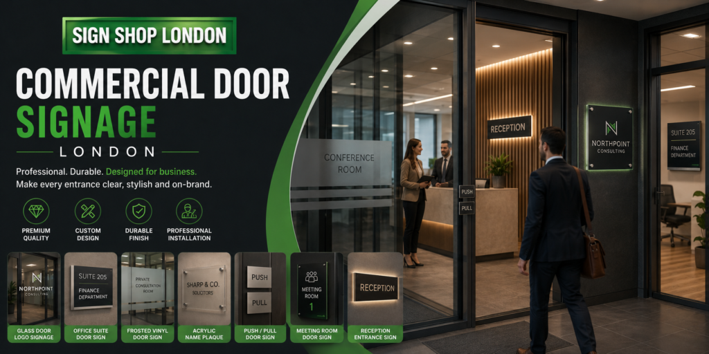 Commercial Door Signage London