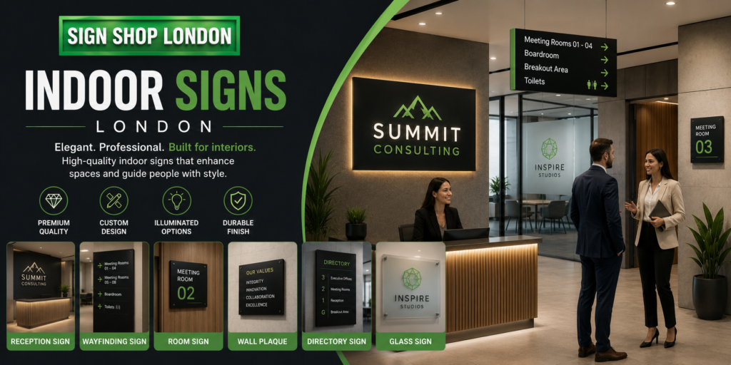Indoor Signs London